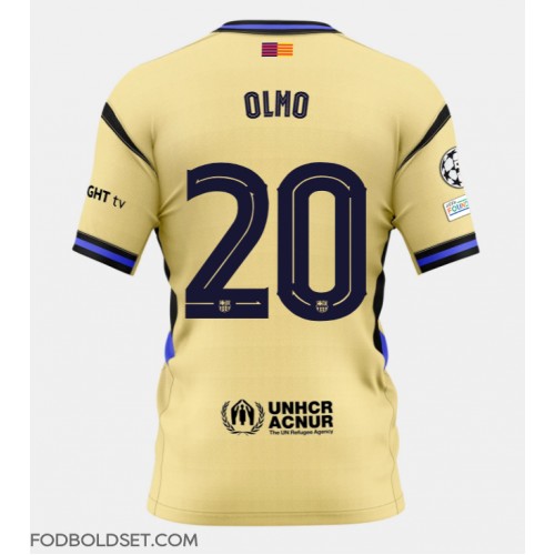Barcelona Dani Olmo #20 Udebanetrøje 2025-26 Kortærmet